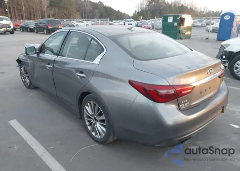 2018 Infiniti Q50 3.0T Luxe from USA, damaged, VIN JN1EV7AR2JM438271